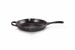 Skillet en fonte émaillée Rond 23 cm Noir Mat